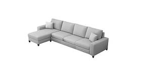 Rolano Fabric Sectional Sofa (Light Grey)