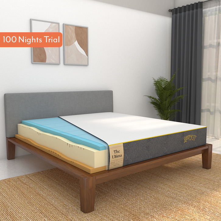 Ultima 3-Layered CoolTEC Medium Soft Memory Foam Double Size Mattress Made with DeepTouch Pressure Technology