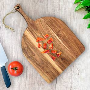 Trays Platters Design Bottle Chopping Board in Oil Finish (Brown)