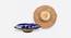 Bamboo Highs Hat Platter (Blue) by Urban Ladder - Front View Design 1 - 751015