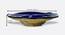 Bamboo Highs Hat Platter (Blue) by Urban Ladder - Design 1 Dimension - 751088