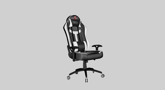 Ranger Series Gaming Chair (White & Black) (White) by Urban Ladder - Front View Design 1 - 751249