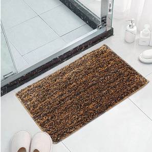 luxe home international Sunflower Solid Micro Fiber Bath Mat - Set of 1-picture-10