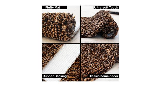 Bathmat 1600 GSM   Microfiber Anti Skid Slip Water Absorbent Machine Washable and Quick Dry   Moscow Mats for Bathroom, Kitchen, Entrance-honey bee (Honey Bee) by Urban Ladder - Design 1 Side View - 751729