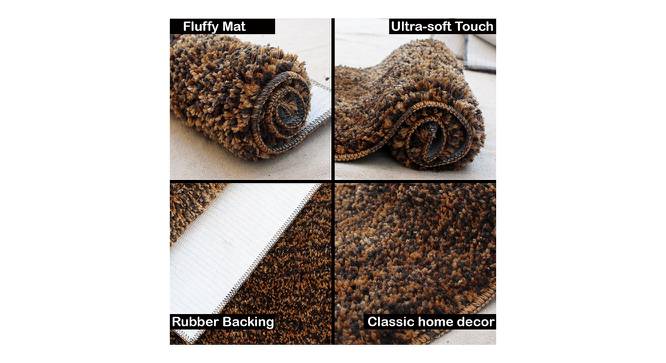 Bathmat  1600 GSM   Microfiber Anti Skid Slip Water Absorbent Machine Washable and Quick Dry Moscow Mats for Bathroom, Kitchen, Entrance-sunflower (Sunflower) by Urban Ladder - Design 1 Side View - 751730