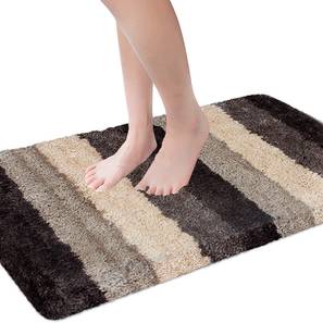 luxe home international Cherry Solid Micro Fiber Bath Mat - Set of 1-picture-17