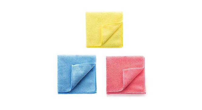 Cleaning Cloths, All-Purpose Softer Highly Absorbent, Lint Free - Streak Free Washable Cloth for House, Kitchen, Car, Window, Gifts (12in x 12in , Multi , Pack of 12 ) (Multicolor) by Urban Ladder - Front View Design 1 - 751845