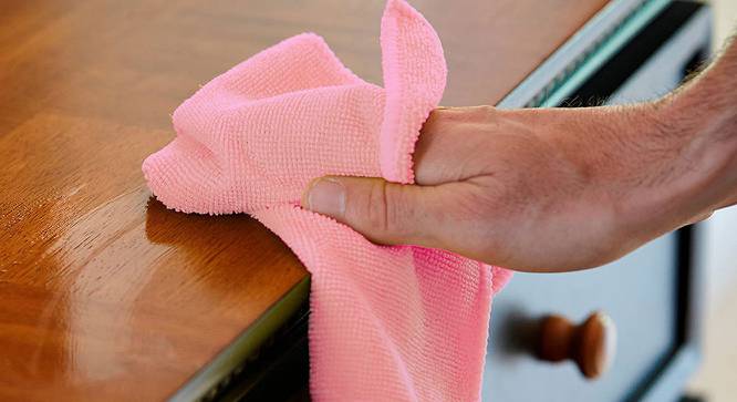 Cleaning Cloths, All-Purpose Softer Highly Absorbent, Lint Free - Streak Free Washable Cloth for House, Kitchen, Car, Window, Gifts (12in x 12in , Pink , Pack of 10 ) (Pink) by Urban Ladder - Design 1 Side View - 751975