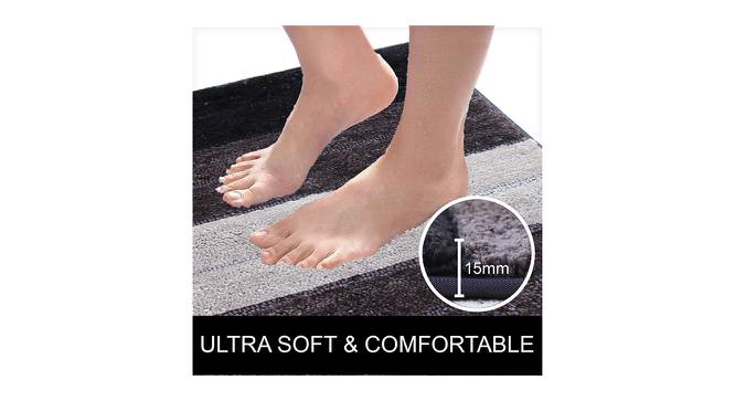 Bathmat 2500 GSM Microfiber Anti Skid Slip Water Absorbent   Machine Washable and Quick Dry Luxury Mats for Bathroom, Kitchen, Entrance-anthra (Anthra) by Urban Ladder - Design 1 Side View - 751977