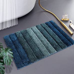 Hunter Green Solid Micro Fiber Bath Mat - Set of 1