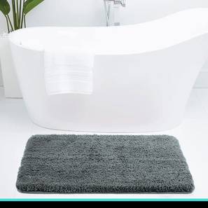 Grey Solid Micro Fiber Bath Mat - Set of 1-image-28