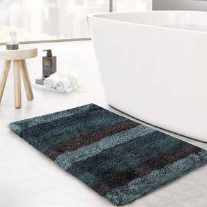 luxe home international Burnt Green Solid Micro Fiber Bath Mat - Set of 1-picture-14