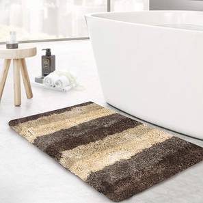 luxe home international Amber Solid Micro Fiber Bath Mat - Set of 1-picture-11
