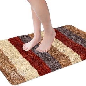 luxe home international Ocean Solid Micro Fiber Bath Mat - Set of 1-picture-29