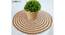 Jute Placemat (Beige , 38 CM x 38 CM , Pack of 4 ) (Beige) by Urban Ladder - Front View Design 1 - 752522