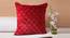 Luxe Home International Rabbit Fur Diamond Design  Ultra Soft Cushion Cover Both Side Fur For Home Decor, Sofa, Bedroom, Festival Gifting, Living Room 16X16 Set Of 2 (Maroon) by Urban Ladder - Front View Design 1 - 752597