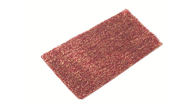 Bathmat 1600  GSM Microfiber Anti Skid Slip Water Absorbent   Machine Washable and Quick Dry Moscow Mats for Bathroom, Kitchen, Entrance-red (Red) by Urban Ladder - Front View Design 1 - 752604