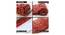 Bathmat 1600  GSM Microfiber Anti Skid Slip Water Absorbent   Machine Washable and Quick Dry Moscow Mats for Bathroom, Kitchen, Entrance-red (Red) by Urban Ladder - Design 1 Side View - 752619