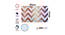 Magic Mat Placemat ( zig-zag , 30x45 , 4 Placemat + 1 Runner ) (Brown) by Urban Ladder - Design 1 Dimension - 752670