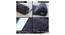 Bathmat 1600 GSM Microfiber Anti Skid Slip Water Absorbent Machine Washable and Quick Dry Moscow Mats for  Bathroom, Kitchen, Entrance (Blue Pearl) by Urban Ladder - Design 1 Side View - 752993
