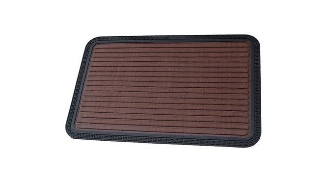 Rubber Doormats Entrance Foot mate water absorbing Door Mat For Bathroom Floor, Room Mats, Size 40x60 cm, Brown (Brown, Small Size) by Urban Ladder - Front View Design 1 - 753060