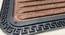 Rubber Doormats Entrance Foot mate water absorbing Door Mat For Bathroom Floor, Room Mats, Size 40x60 cm, Brown (Brown, Small Size) by Urban Ladder - Rear View Design 1 - 753095