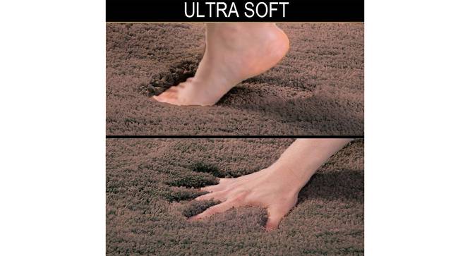 Floor Runner 2500 GSM Microfiber Anti Skid Slip Water Absorbent Machine Washable and  Quick Dry Vages Mats for Bathroom, Kitchen, Entrance (Cocoa) by Urban Ladder - Design 1 Side View - 753148