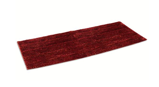 Bathmat 1600 GSM Microfiber Anti  Skid Slip Water Absorbent Machine Washable and Quick Dry Moscow Mats for Bathroom, Kitchen, Entrance (Maroon) by Urban Ladder - Front View Design 1 - 753261
