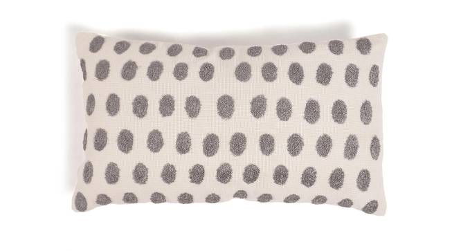 Aari Embroidered Cotton Lumbar Cushion cover (Purple) by Urban Ladder - Front View Design 1 - 754287
