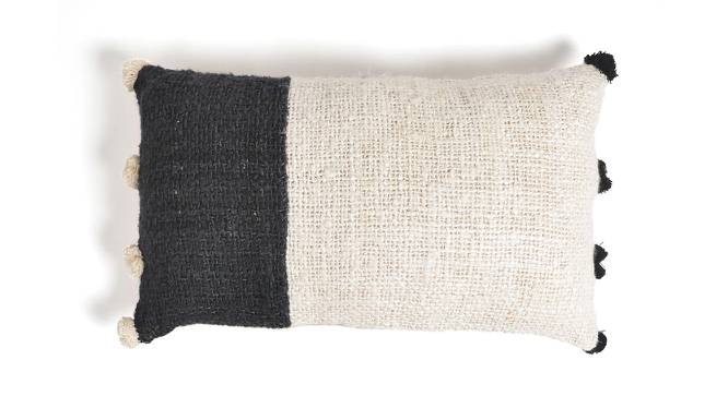 Colorblock Lumbar Cushion cover (White) by Urban Ladder - Front View Design 1 - 754299