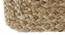 Hand Braided Jute Square Trivets -set of 2 (Brown) by Urban Ladder - Ground View Design 1 - 754440