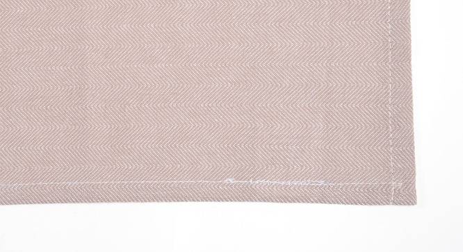 Peach Yarn-Dyed Kitchen Towels (Beige) by Urban Ladder - Design 1 Side View - 754602