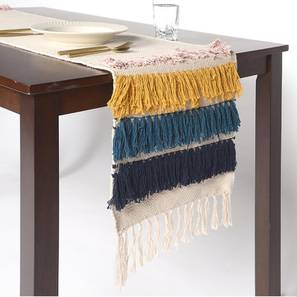 Table Napkin Design Layered Tassled Table Runner (Multicoloured)