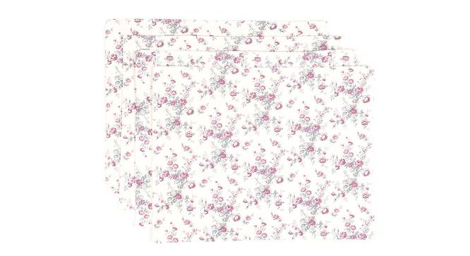 Lenten Rose Printed Placemats (White) by Urban Ladder - Front View Design 1 - 754628