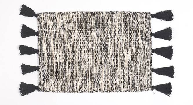 Sea Fog Cotton Placemats (Grey) by Urban Ladder - Design 1 Side View - 754657