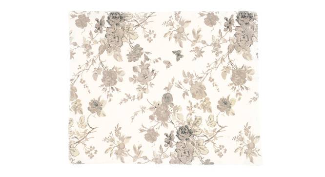 Brown Chintz Printed Placemats (White) by Urban Ladder - Design 1 Side View - 754663