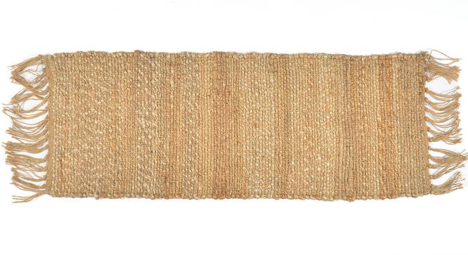 Aloha Jute Table Runner (Brown) by Urban Ladder - Design 1 Side View - 754668