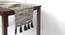 Oasis Tassled Table Runner (Grey) by Urban Ladder - Design 1 Side View - 754669