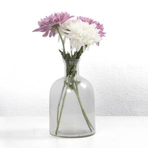 Flower Vase Design Clear Glass Decorative Glass Vase (Clear)
