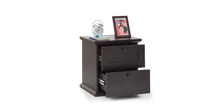Rivur Side Table (Wenge Finish) by Urban Ladder - Front View Design 1 - 755719