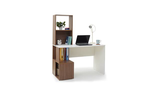 Vermont White Study Table (Laminate Finish) by Urban Ladder - Front View Design 1 - 755727