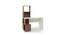 Vermont White Study Table (Laminate Finish) by Urban Ladder - Rear View Design 1 - 755757