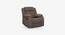 Avalon Fabric Recliner In Brown (Brown, One Seater) by Urban Ladder - Front View Design 1 - 755792