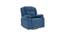 Avalon - Rocking & Revolving Single Seater Fabric Recliner in Twilight Blue Colour (Blue, One Seater) by Urban Ladder - Design 1 Side View - 755797