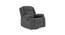 Avalon - Rocking & Revolving Single Seater Fabric Recliner in Graphite Grey Colour (Grey, One Seater) by Urban Ladder - Close View - 
