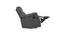 Avalon - Rocking & Revolving Single Seater Fabric Recliner in Graphite Grey Colour (Grey, One Seater) by Urban Ladder - Ground View - 