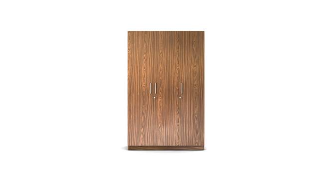 ULTIMA 3 DOOR WARDROBE (Walnut Finish, Three Door) by Urban Ladder - Design 1 Side View - 755966