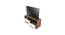 Oplux TV Unit In Frosty White Color (Walnut Finish) by Urban Ladder - Ground View Design 1 - 755997