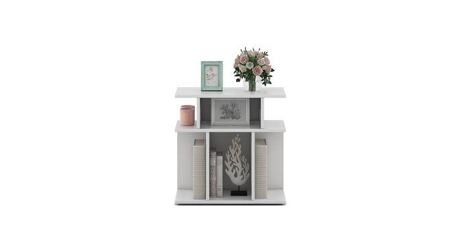 ROLEX END TABLE (White Finish) by Urban Ladder - Design 1 Front View - 756020