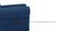 Diaz Rocker Swivel Recliner in Blue Micro Velvet (Blue Velvet, One Seater) by Urban Ladder - Close View - 756157